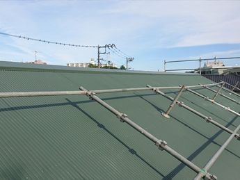 カバー工法で屋根が二重になり遮熱・防寒性向上